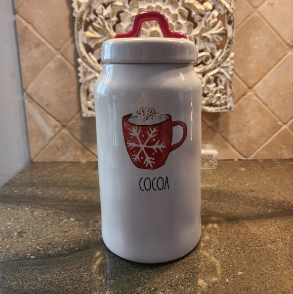 Rae Dunn Cocoa Cansiter *NEW* - Picture 1 of 3